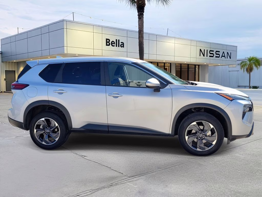 2025 Brilliant Silver Metallic Nissan Rogue SV FWD SUV