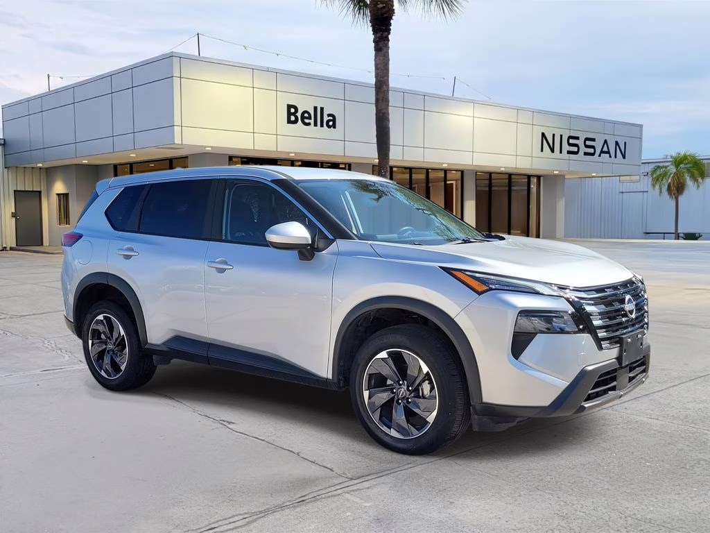 2025 Brilliant Silver Metallic Nissan Rogue SV FWD SUV