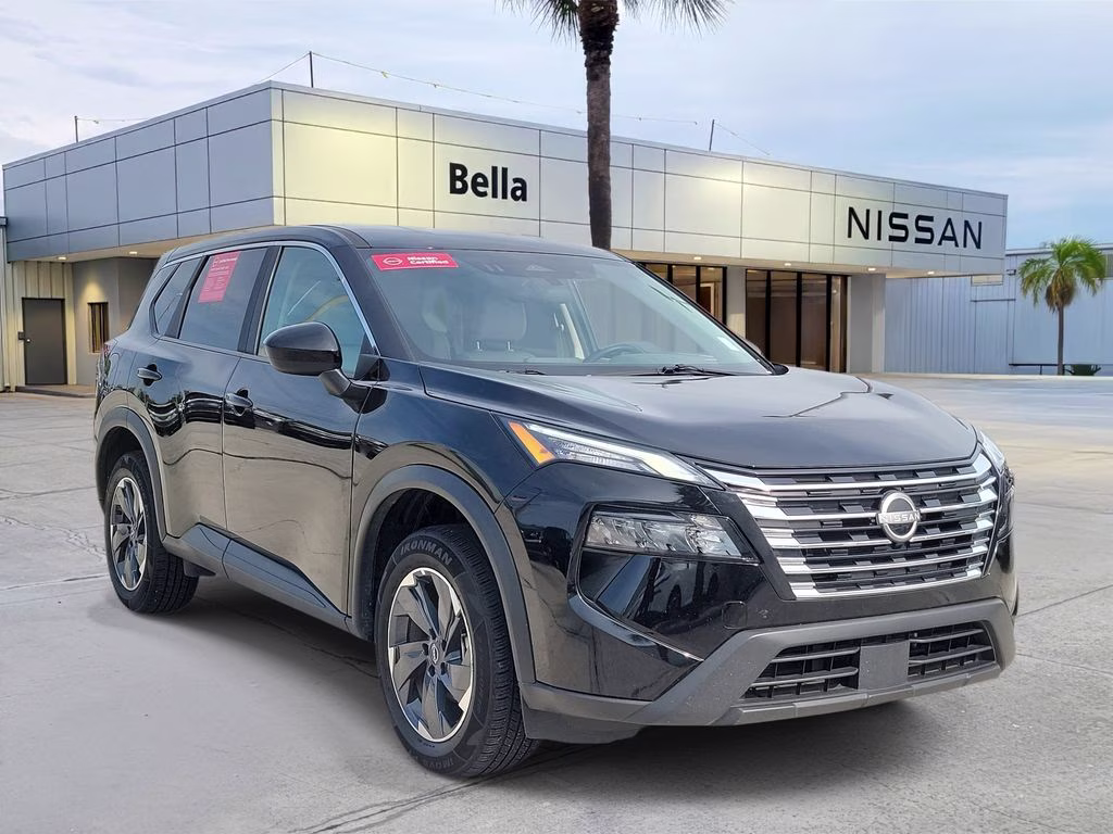 2025 Super Black Nissan Rogue SV FWD SUV