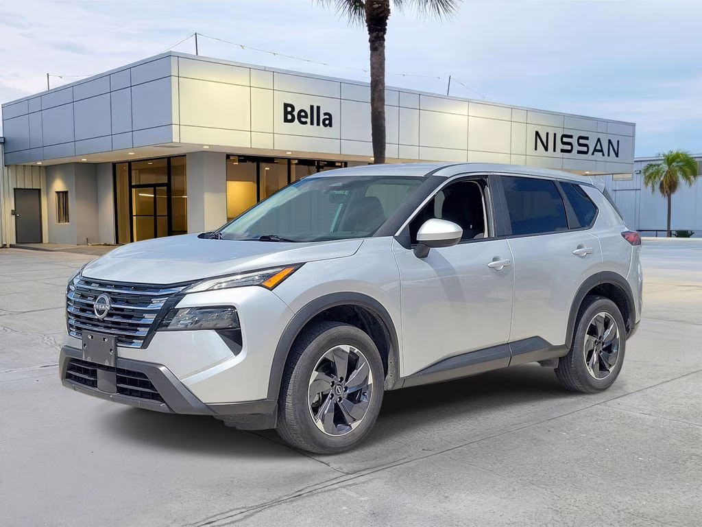 2025 Brilliant Silver Metallic Nissan Rogue SV FWD SUV