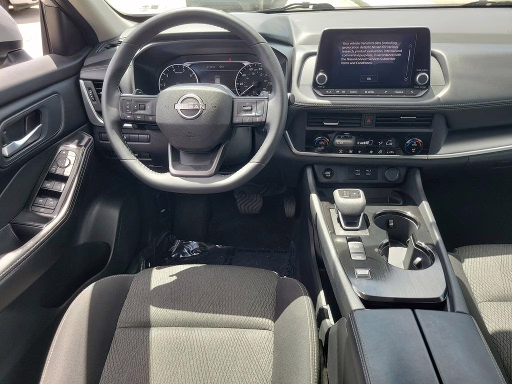 2025 Brilliant Silver Metallic Nissan Rogue SV FWD SUV