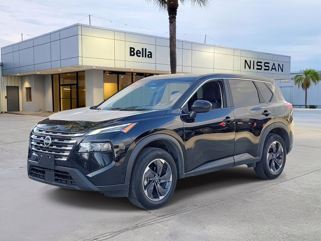 2025 Super Black Nissan Rogue SV AWD SUV