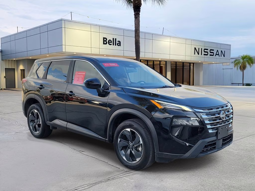2025 Super Black Nissan Rogue SV AWD SUV