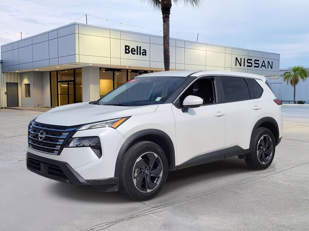 2025 Everest White Pearl Nissan Rogue SV AWD SUV