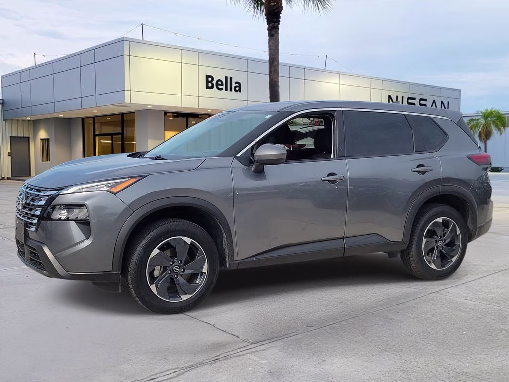 2025 Gun Metallic Nissan Rogue SV AWD SUV