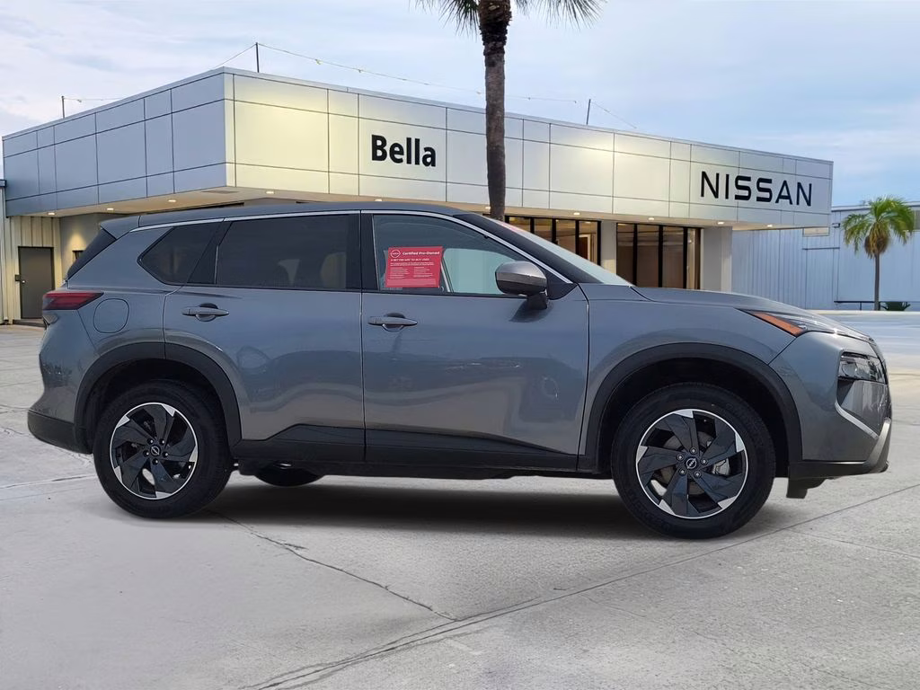 2025 Gun Metallic Nissan Rogue SV AWD SUV