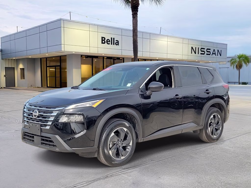 2025 Super Black Nissan Rogue SV AWD SUV