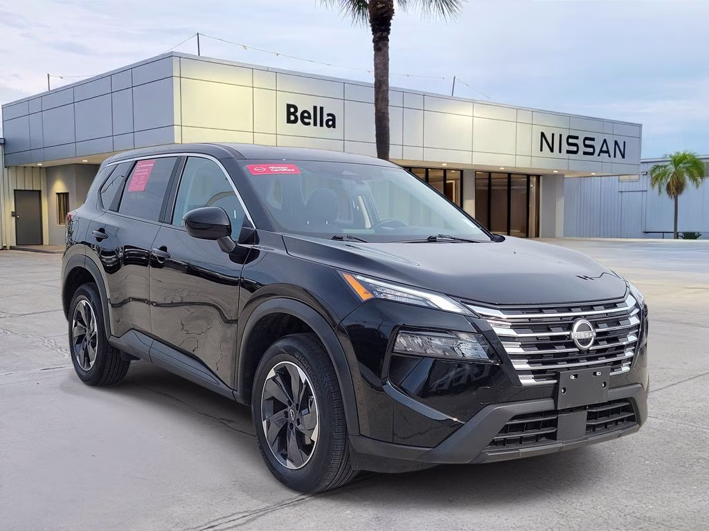 2025 Super Black Nissan Rogue SV AWD SUV