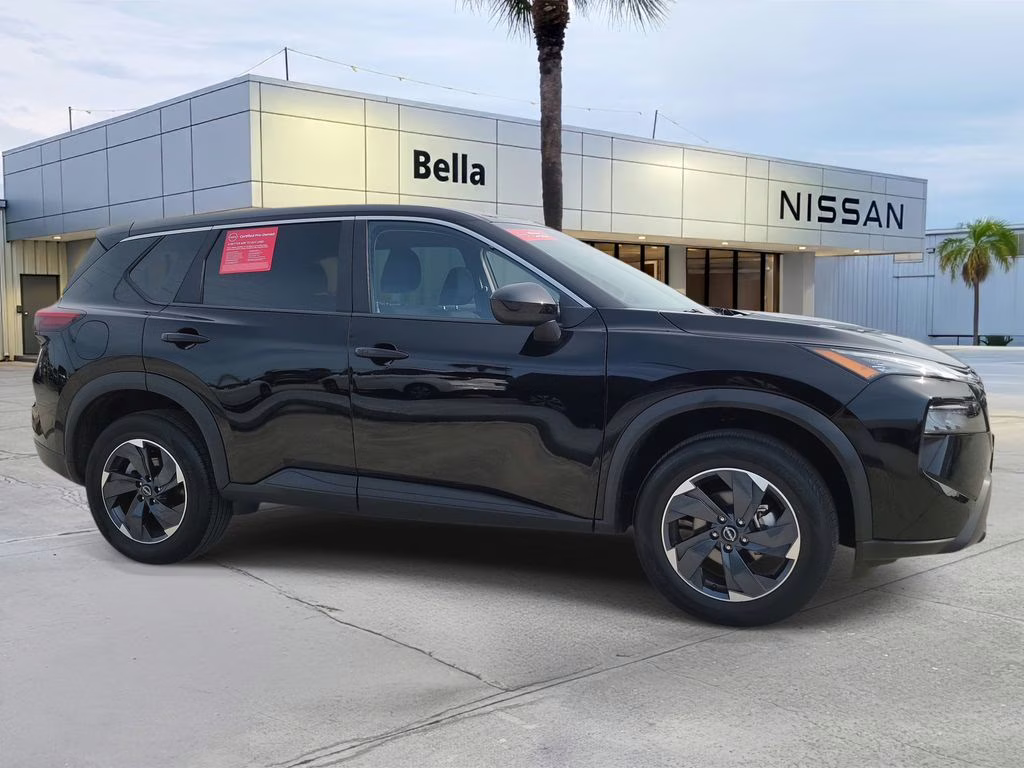 2025 Super Black Nissan Rogue SV AWD SUV