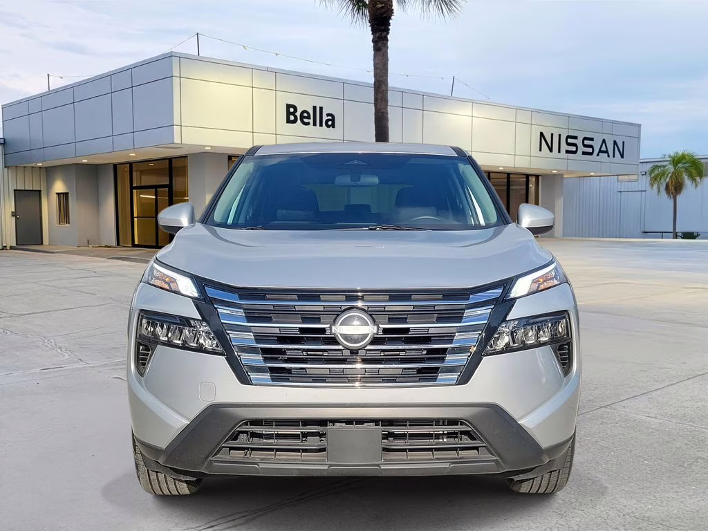 2025 Brilliant Silver Metallic Nissan Rogue SV FWD SUV