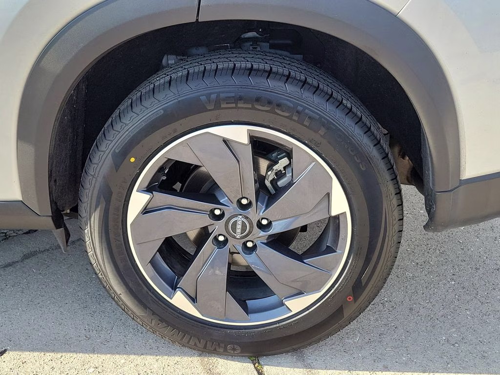 2025 Brilliant Silver Metallic Nissan Rogue SV FWD SUV