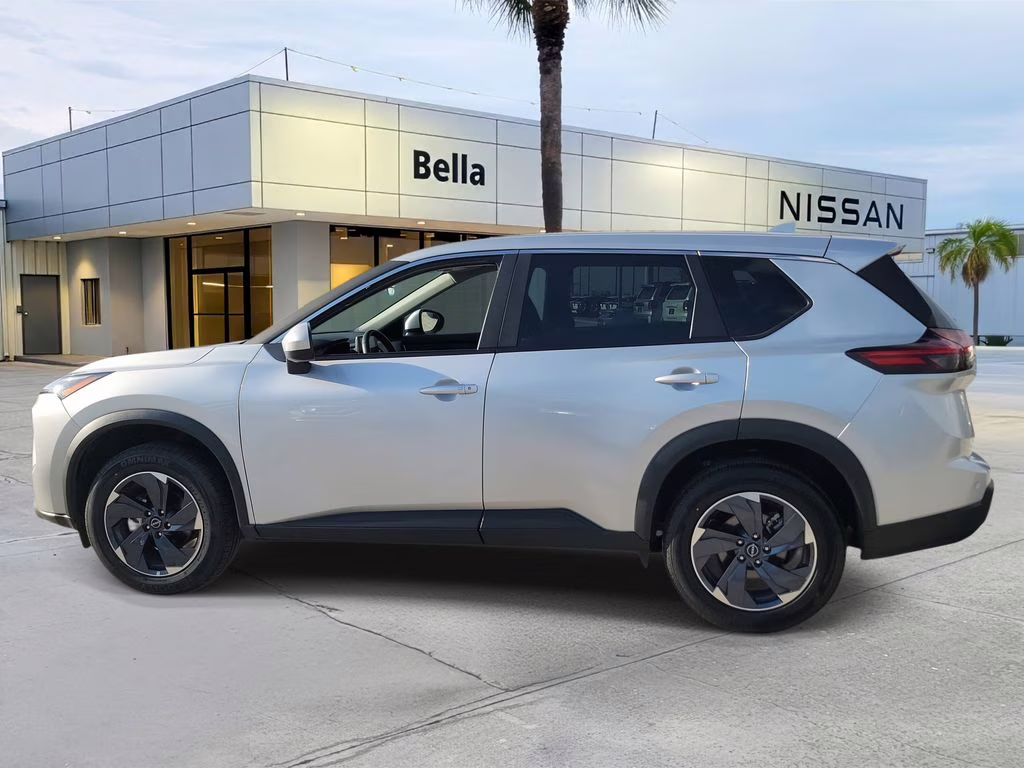 2025 Brilliant Silver Metallic Nissan Rogue SV FWD SUV