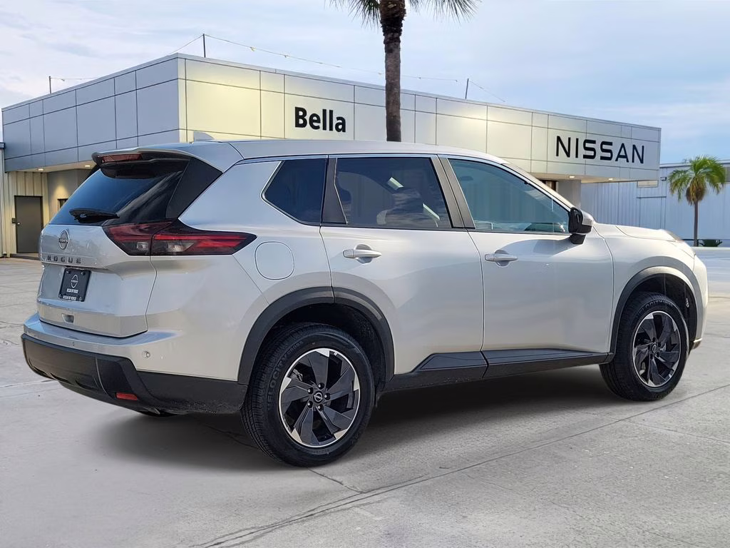 2025 Brilliant Silver Metallic Nissan Rogue SV FWD SUV