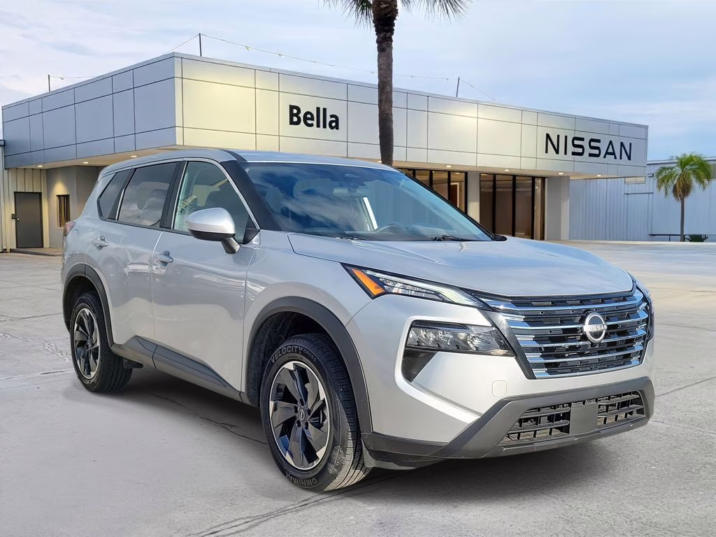 2025 Brilliant Silver Metallic Nissan Rogue SV FWD SUV