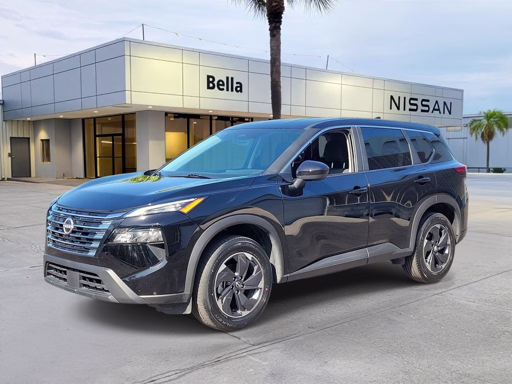 2025 Super Black Nissan Rogue SV FWD SUV