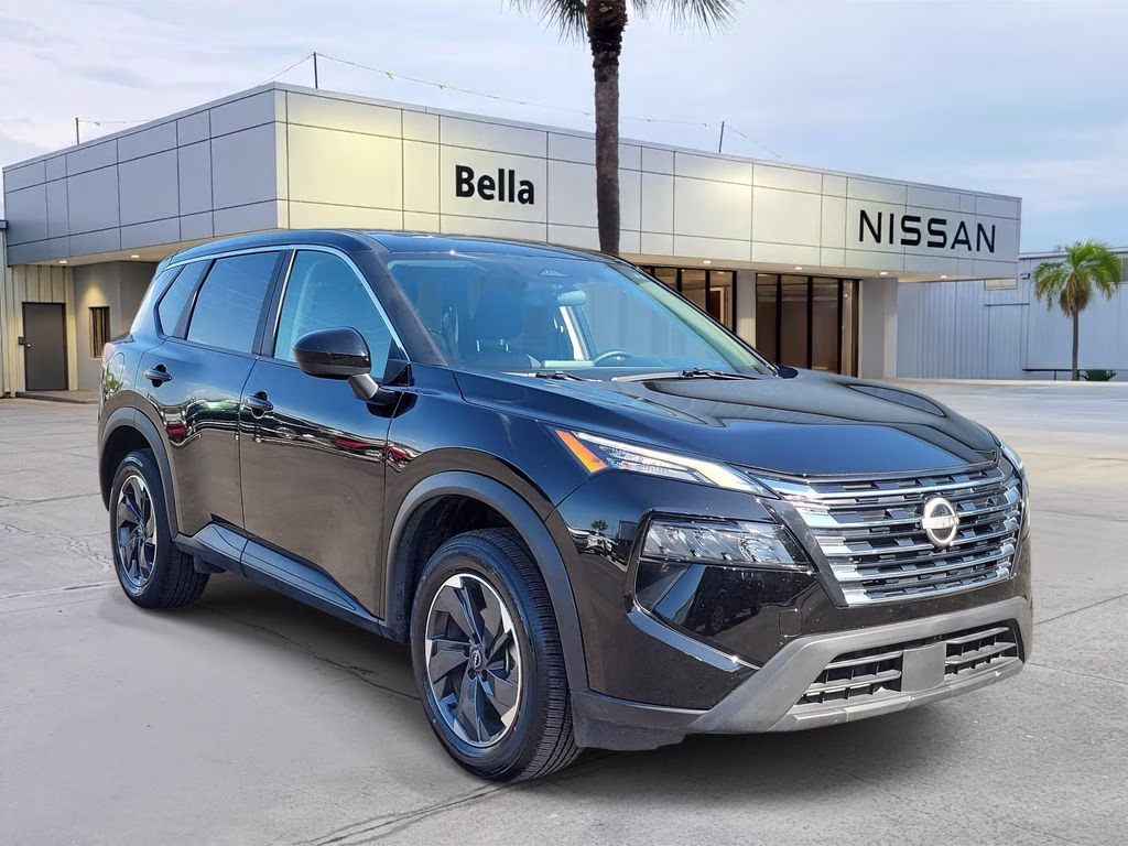 2025 Super Black Nissan Rogue SV FWD SUV
