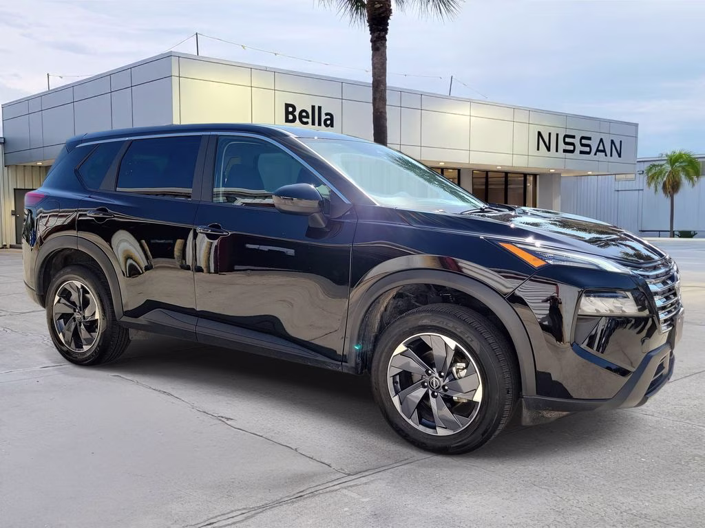 2025 Super Black Nissan Rogue SV FWD SUV