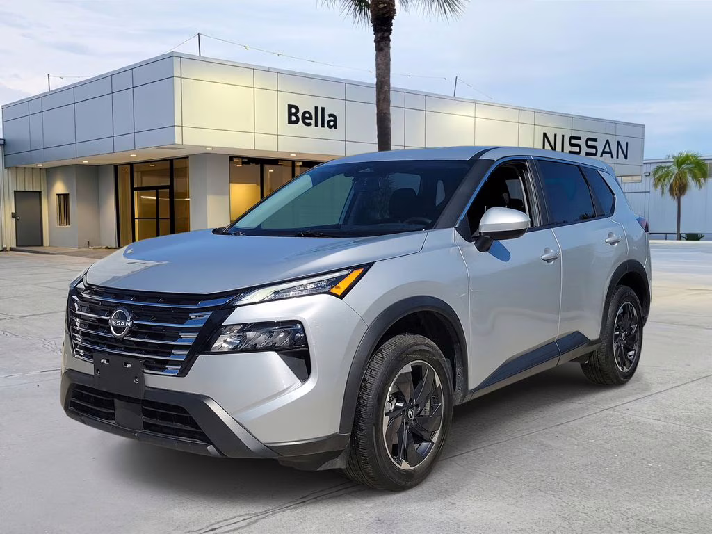 2025 Brilliant Silver Metallic Nissan Rogue SV FWD SUV