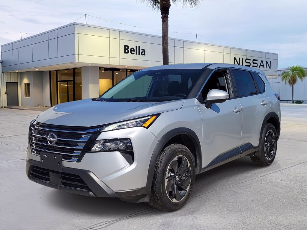 2025 Brilliant Silver Metallic Nissan Rogue SV FWD SUV