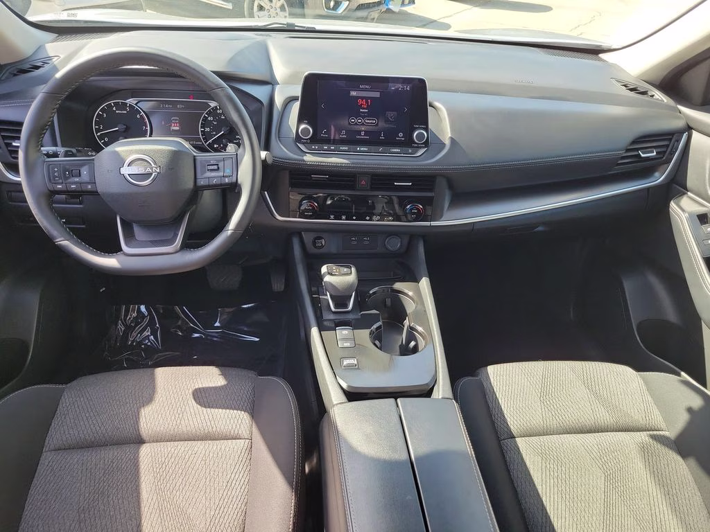 2025 Brilliant Silver Metallic Nissan Rogue SV FWD SUV