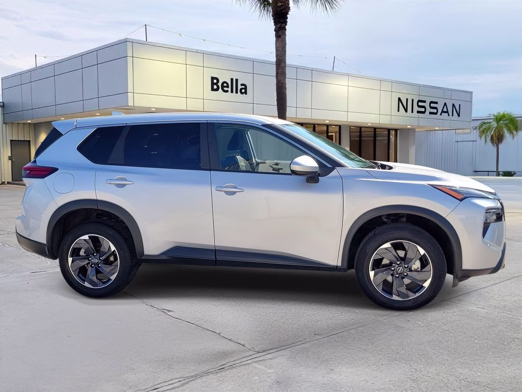 2025 Brilliant Silver Metallic Nissan Rogue SV FWD SUV