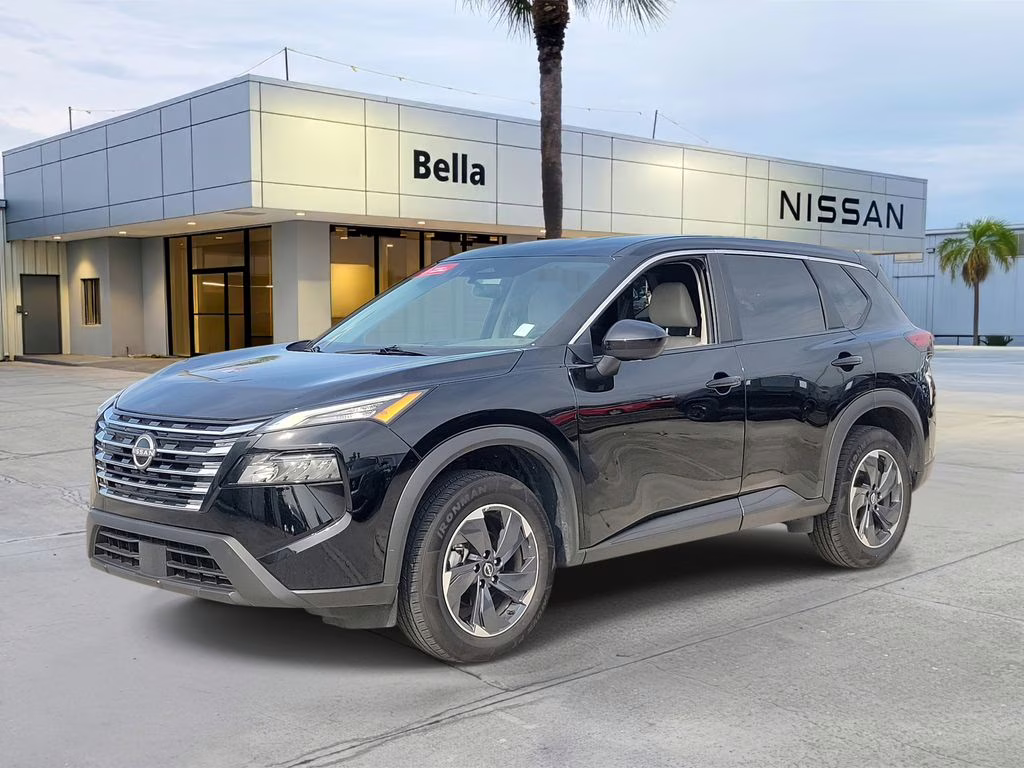 2025 Super Black Nissan Rogue SV FWD SUV