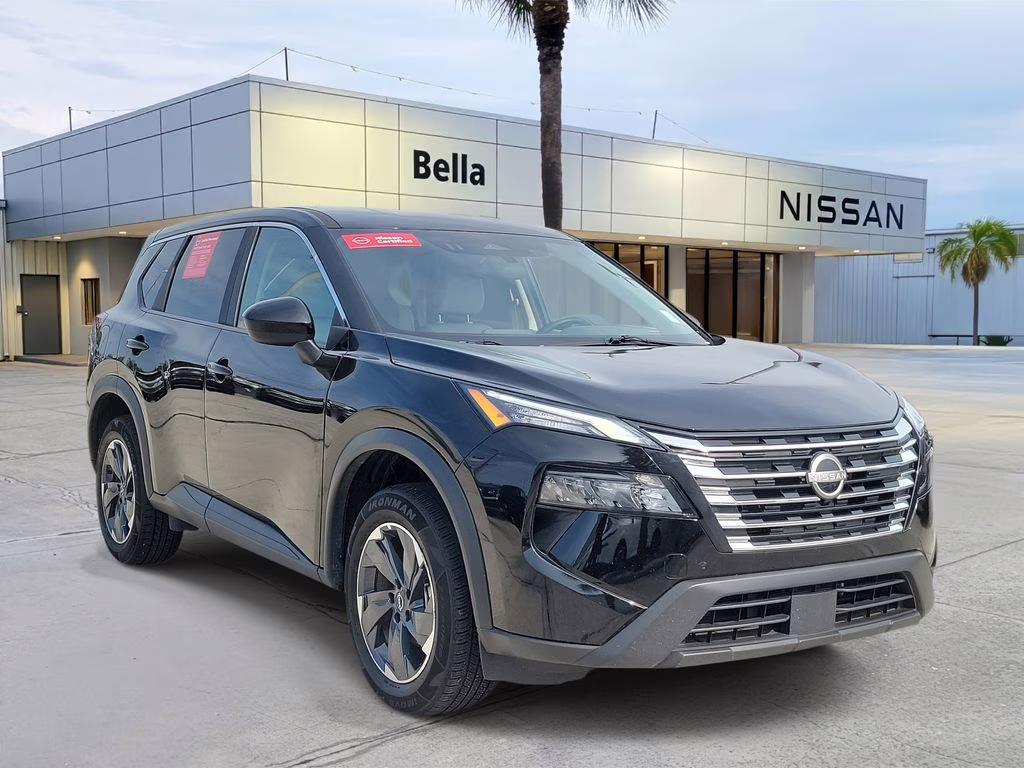 2025 Super Black Nissan Rogue SV FWD SUV