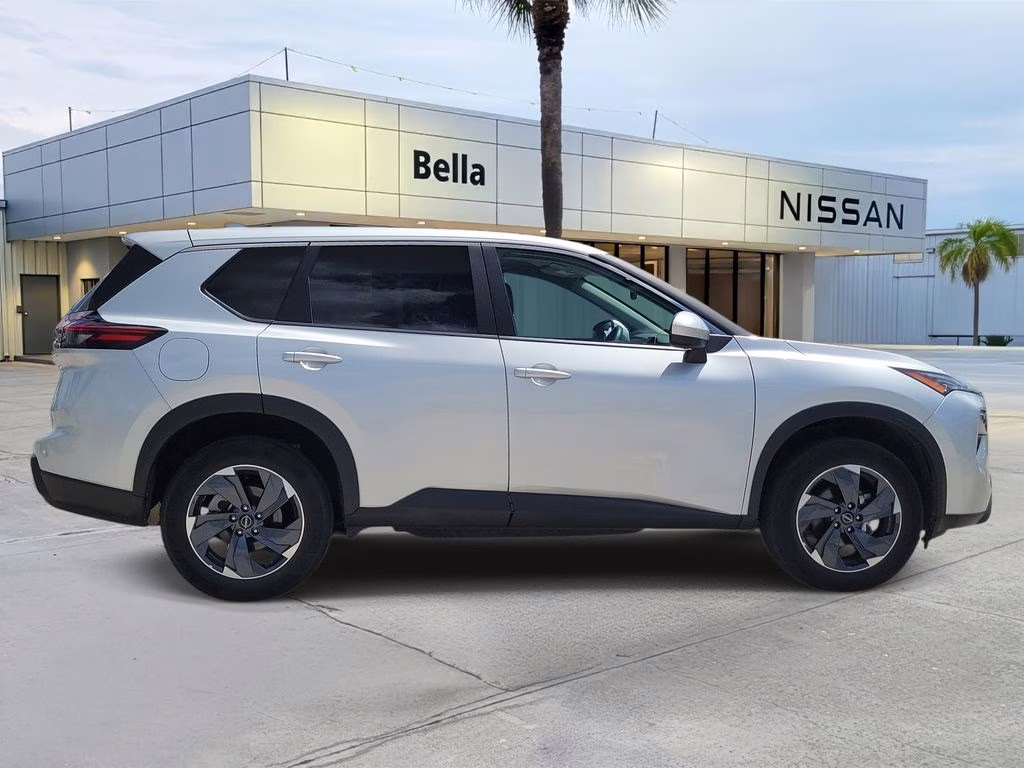 2025 Brilliant Silver Metallic Nissan Rogue SV FWD SUV