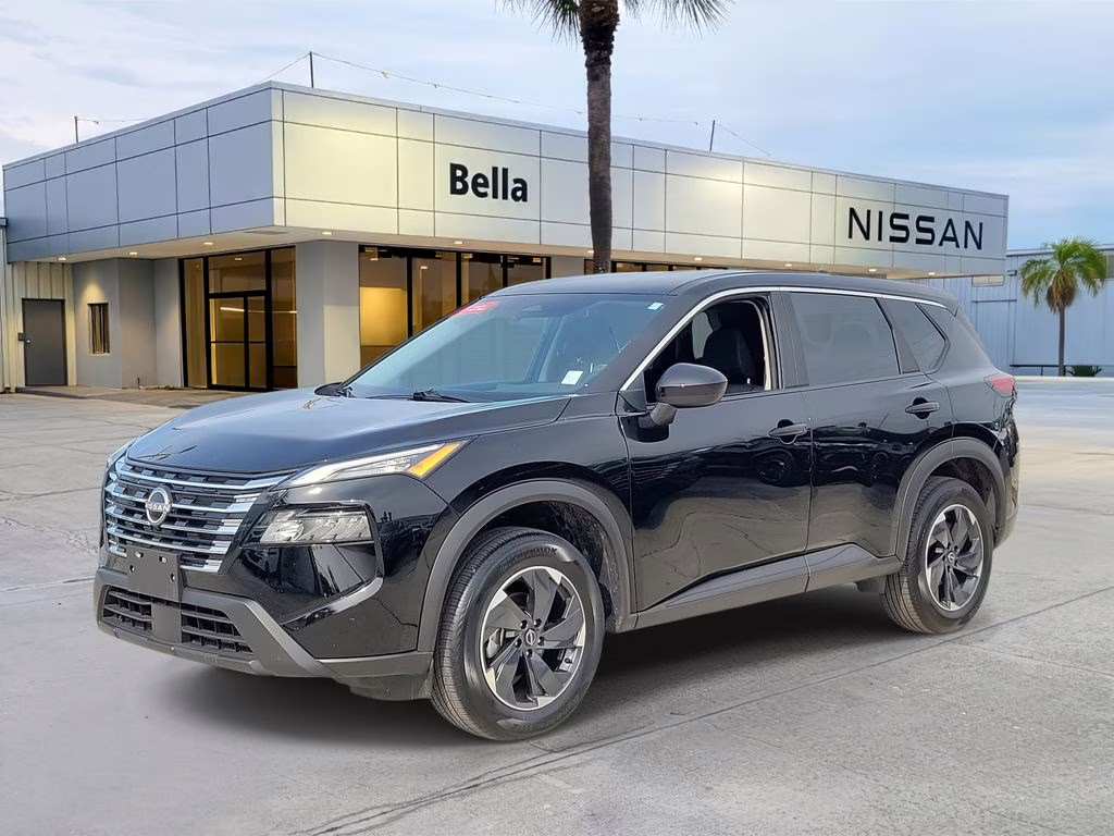 2025 Super Black Nissan Rogue SV AWD SUV