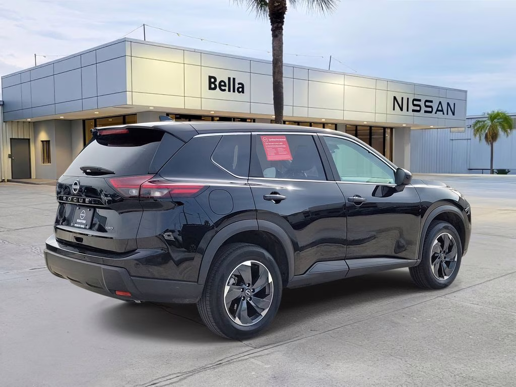 2025 Super Black Nissan Rogue SV AWD SUV