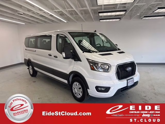2023 Oxford White Ford Transit-350 XLT RWD Crossover