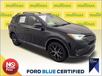 2016 Black Toyota RAV4 SE FWD SUV