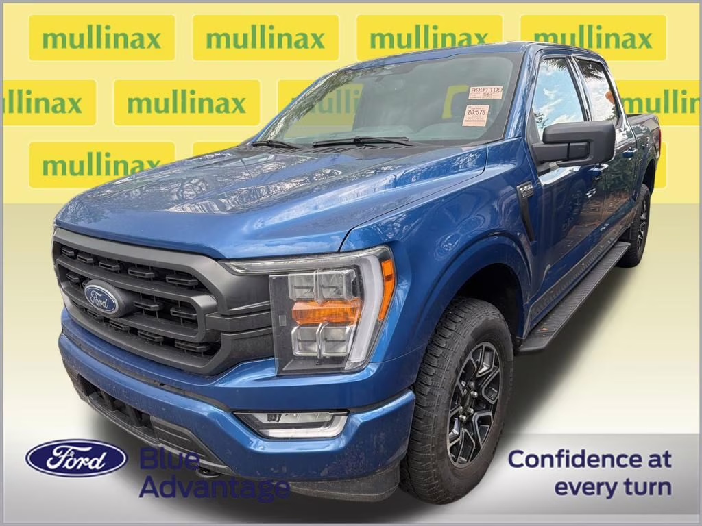 2023 Blue Metallic Ford F-150 XLT 4X4 Truck