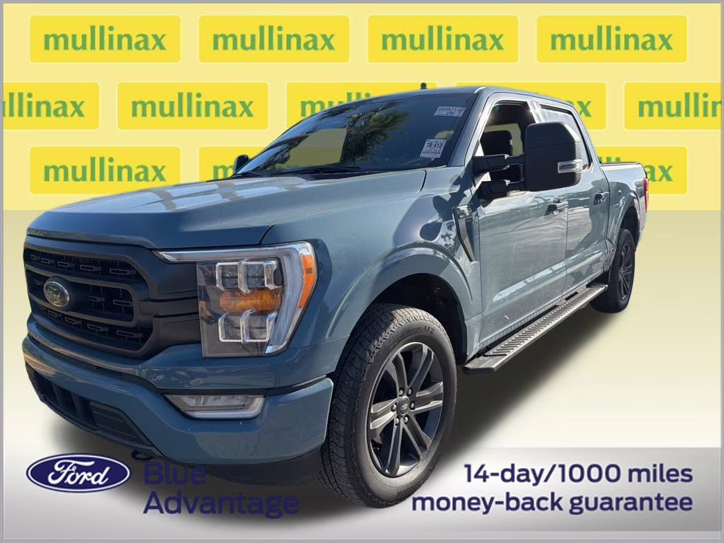 2023 Blue Ford F-150 XLT 4X4 Truck