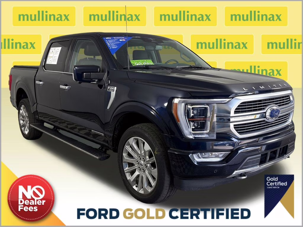 2023 Blue Metallic Ford F-150 Limited 4X4 Truck