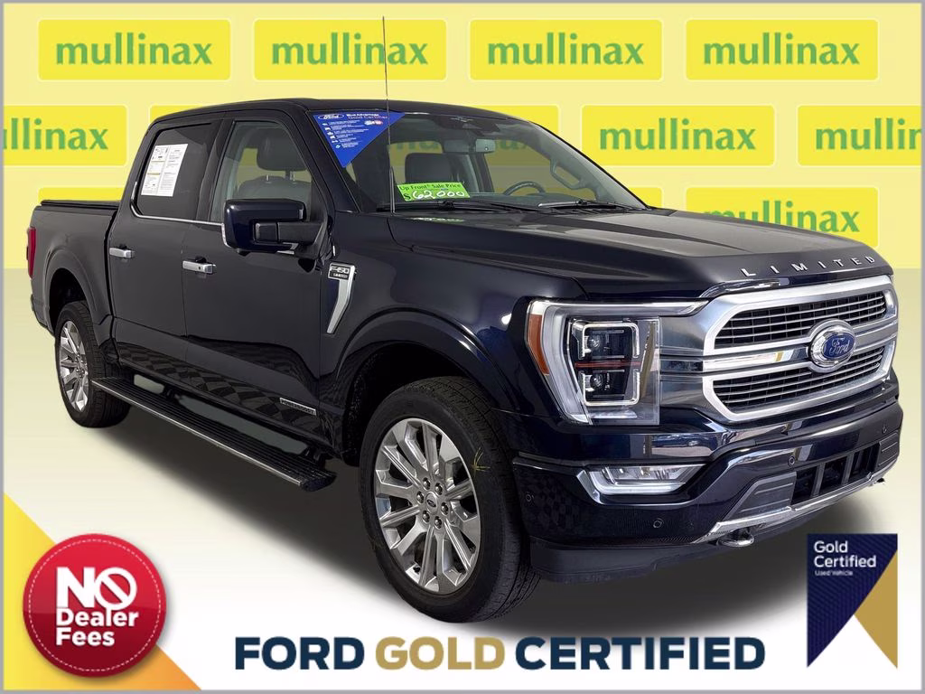 2023 Blue Metallic Ford F-150 Limited 4X4 Truck
