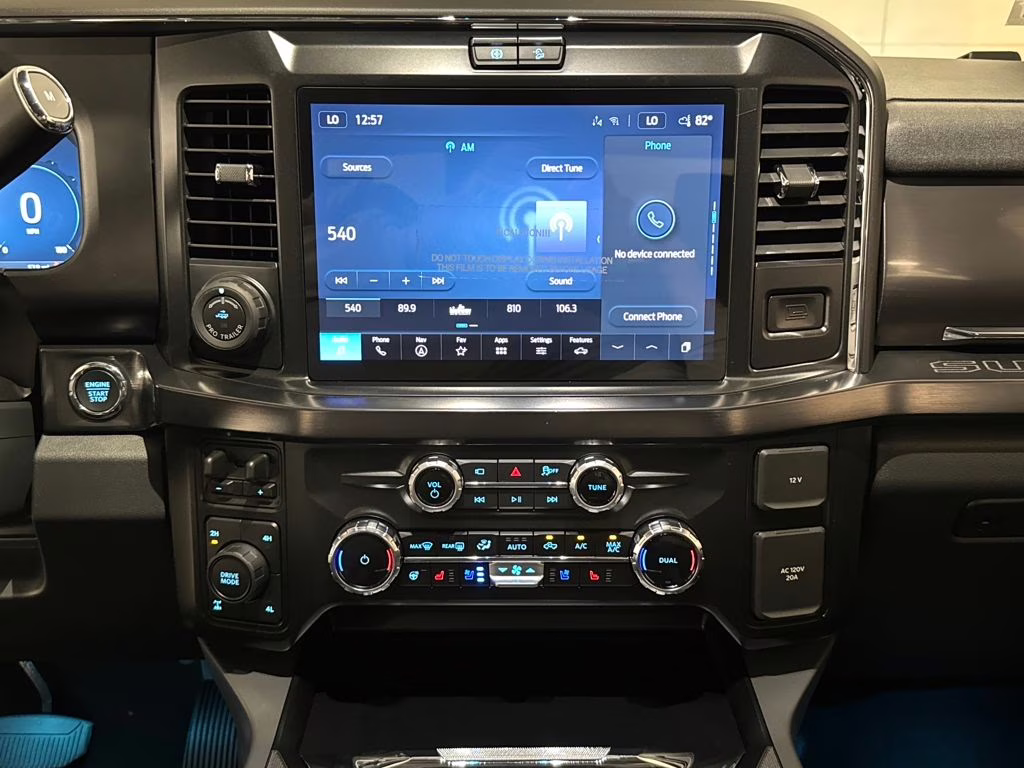 2026 Agate Black Metallic Ford Super Duty F-350 SRW Lariat 4X4 Truck