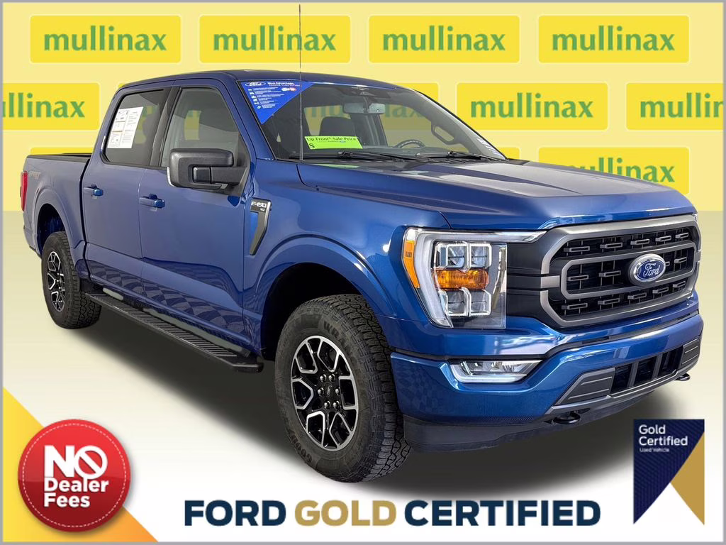 2023 Blue Metallic Ford F-150 XLT 4X4 Truck