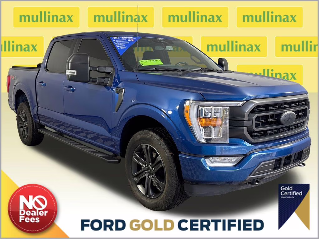 2022 Blue Metallic Ford F-150 XLT 4X4 Truck