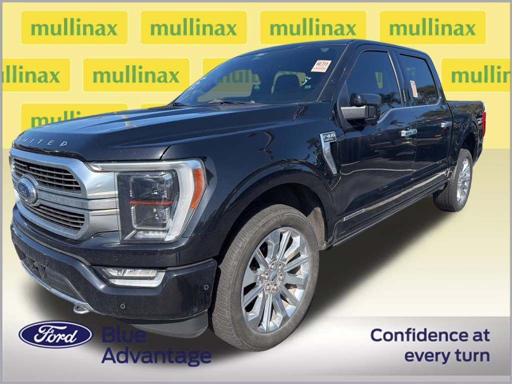 2022 Black Metallic Ford F-150 Limited 4X4 Truck