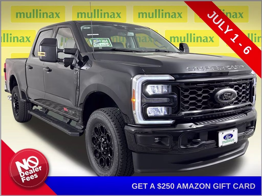 2026 Agate Black Metallic Ford Super Duty F-350 SRW Lariat 4X4 Truck