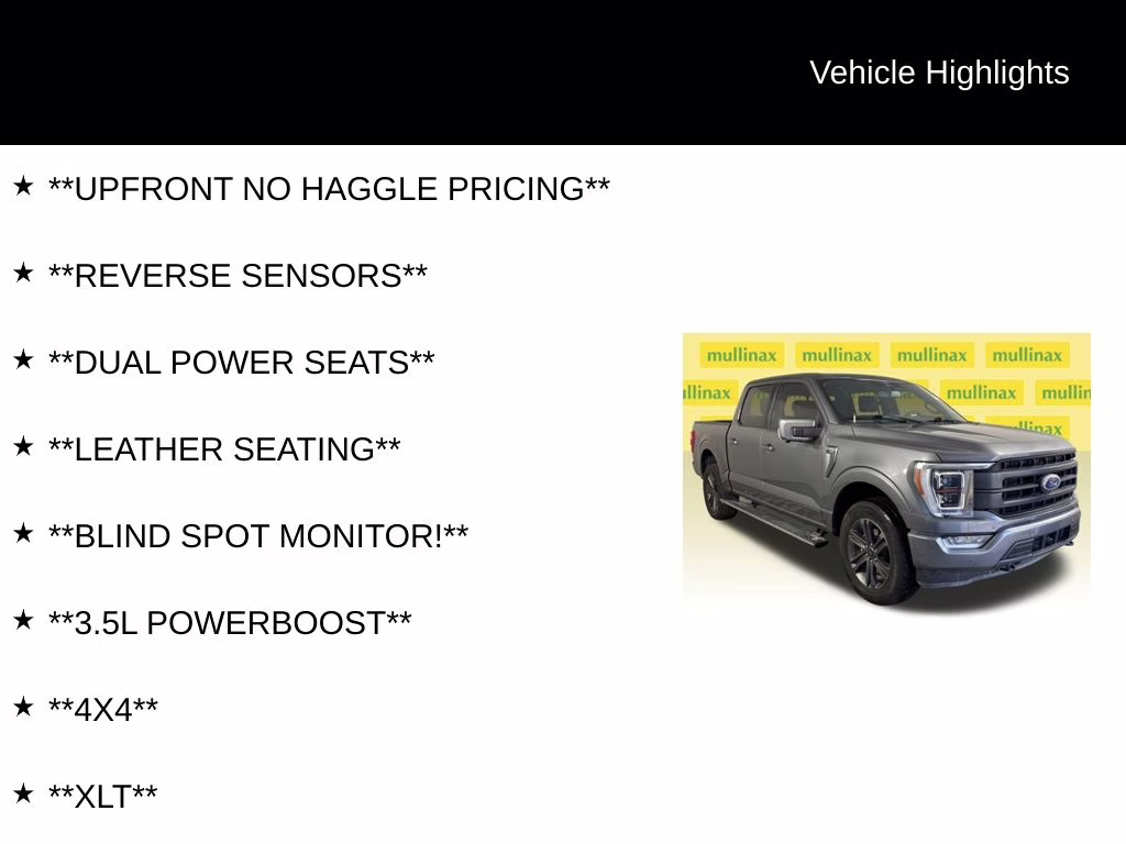 2023 Gray Metallic Ford F-150 Lariat 4X4 Truck