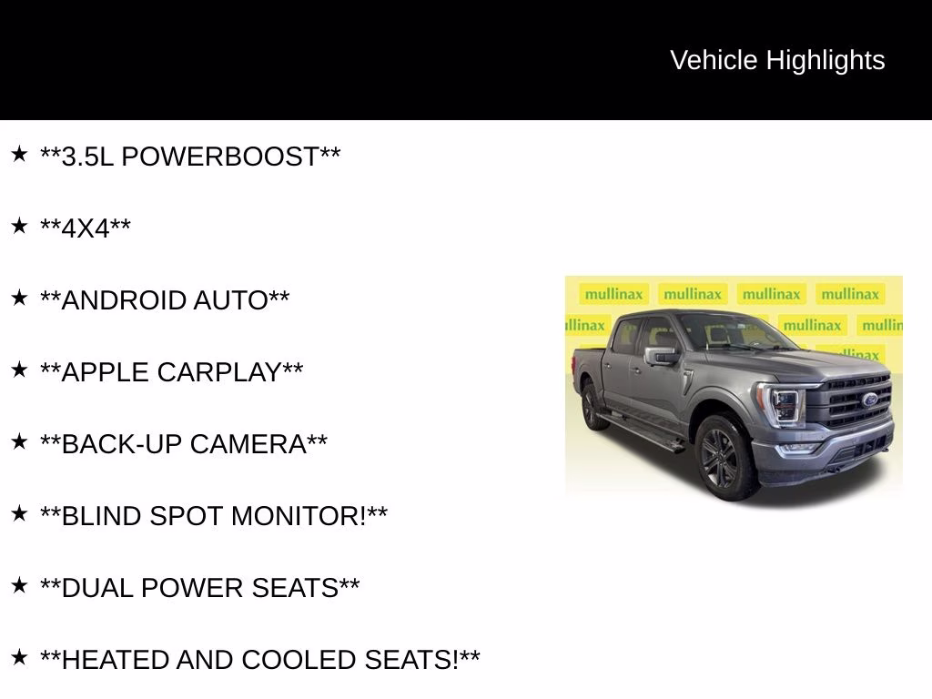 2023 Gray Metallic Ford F-150 Lariat 4X4 Truck