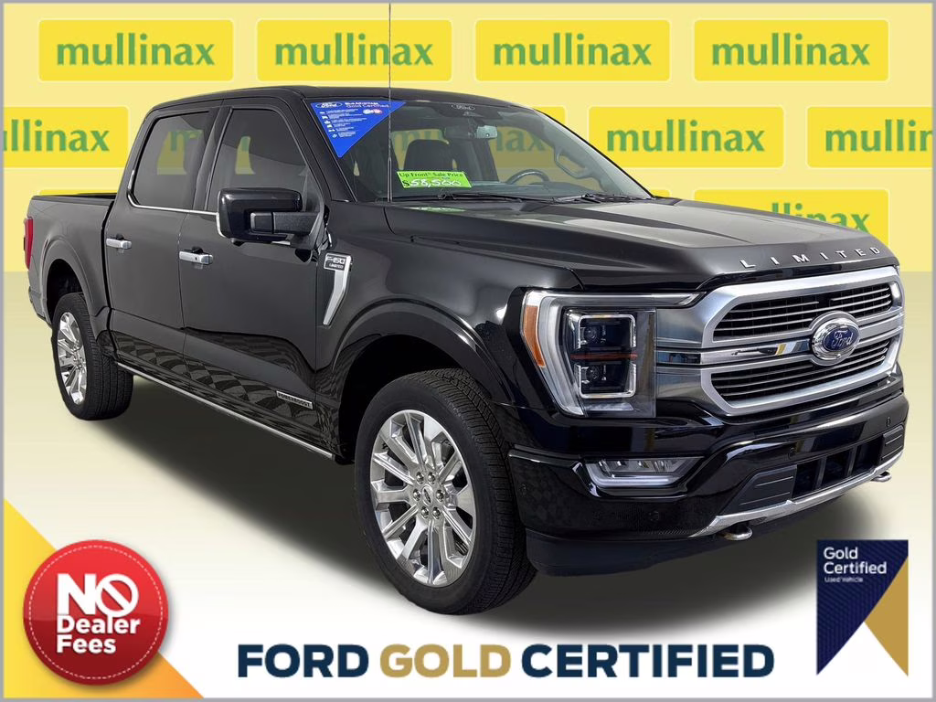 2022 Black Metallic Ford F-150 Limited 4X4 Truck