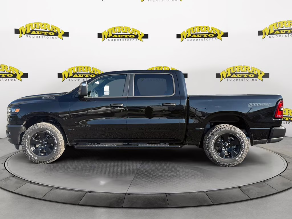 2026 Diamond Black Crystal Pearlcoat Ram 1500 Warlock 4X4 Truck