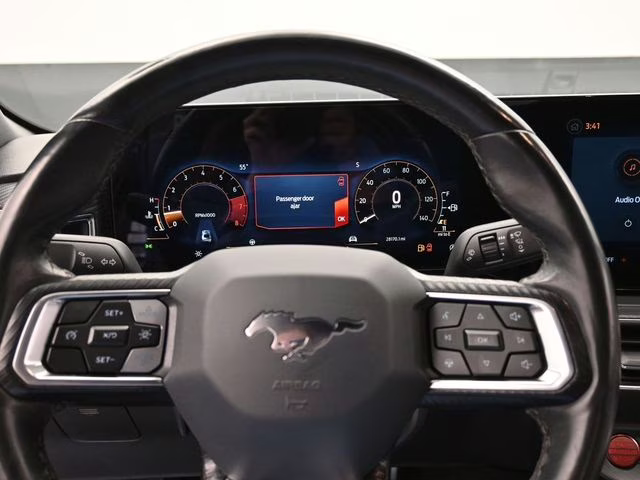 2024 Shadow Black Ford Mustang EcoBoost Premium RWD Convertible