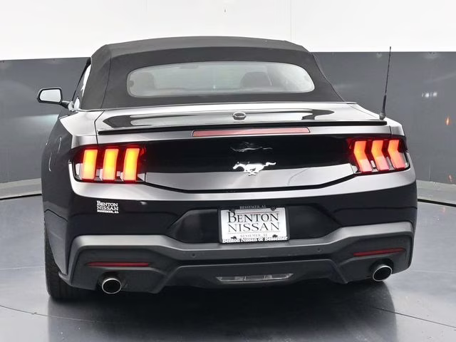 2024 Shadow Black Ford Mustang EcoBoost Premium RWD Convertible