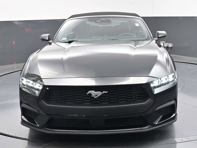 2024 Shadow Black Ford Mustang EcoBoost Premium RWD Convertible