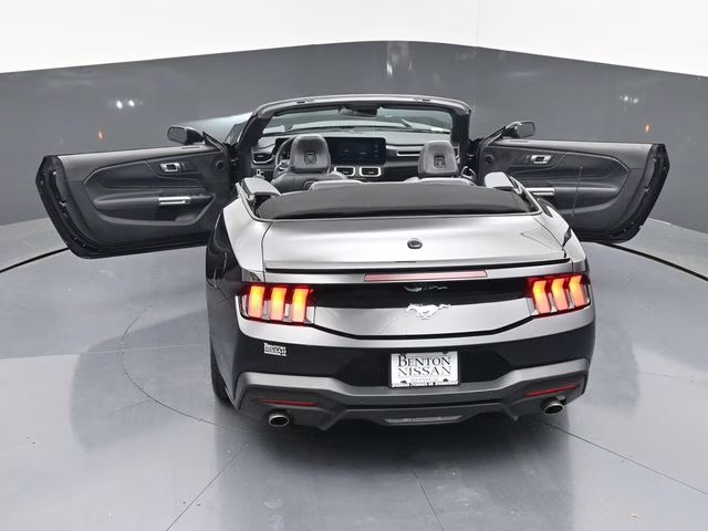 2024 Shadow Black Ford Mustang EcoBoost Premium RWD Convertible