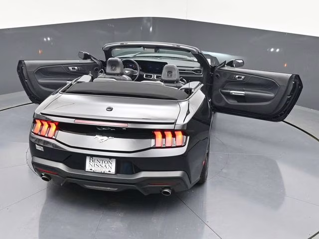 2024 Shadow Black Ford Mustang EcoBoost Premium RWD Convertible